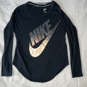 Nike Long Sleeve Metallic Shirt